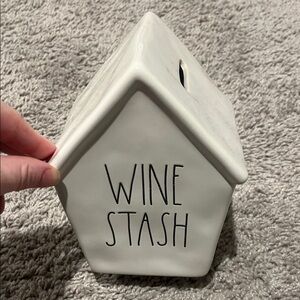 Rae Dunn “Wine Stash” Bird House Piggy Bank